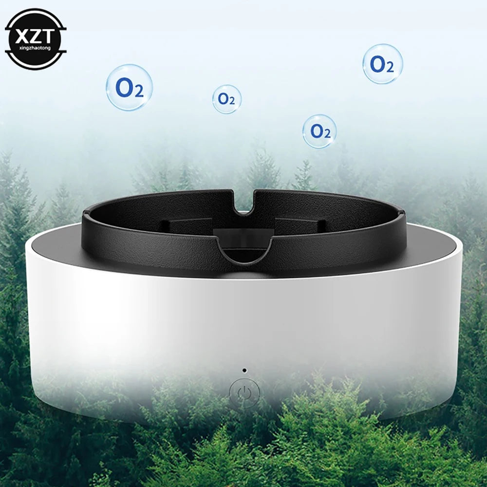 Portable Multipurpose Ashtray Air Purifier Anion Purification Practical Ash Ashtrays Gadgets House Accessories for Family Office